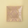 Delicate Gold Inlay Glass Plates (Pink)-Set of 4
