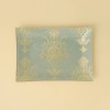 Delicate Gold Inlay Glass Platter (Blue)
