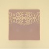 Delicate Gold Inlay Glass Platter (Pink)