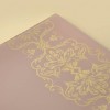 Delicate Gold Inlay Glass Platter (Pink)