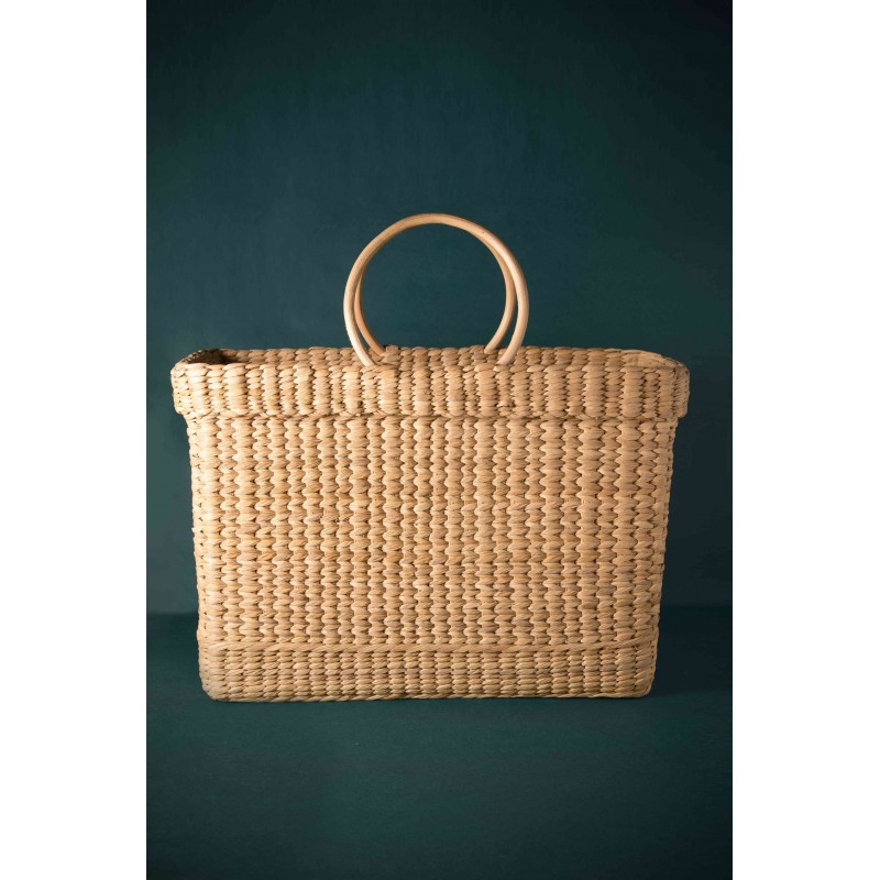 Rectangular Handcrafted Basket Bag