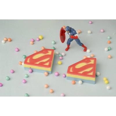 2pc ANIMATED SUPERMAN KID'S SOAP