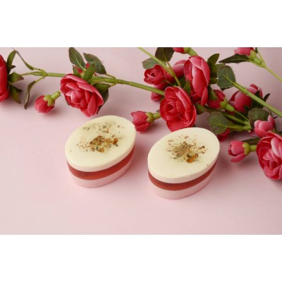 2pc CRIMSON ROSE SOAP